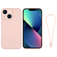 Load image into Gallery viewer, Silicone Phone Case with Wrist Strap, For iPhone 13 mini, For iPhone 13, For iPhone 13 Pro, For iPhone 13 Pro Max