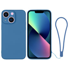 Load image into Gallery viewer, Silicone Phone Case with Wrist Strap, For iPhone 13 mini, For iPhone 13, For iPhone 13 Pro, For iPhone 13 Pro Max