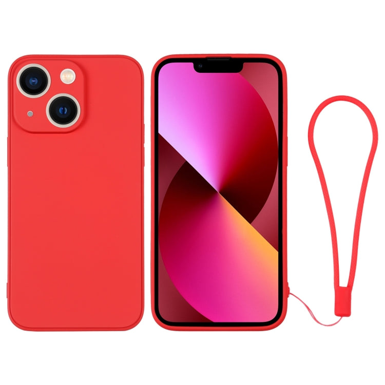 Silicone Phone Case with Wrist Strap, For iPhone 13 mini, For iPhone 13, For iPhone 13 Pro, For iPhone 13 Pro Max