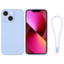Load image into Gallery viewer, Silicone Phone Case with Wrist Strap, For iPhone 13 mini, For iPhone 13, For iPhone 13 Pro, For iPhone 13 Pro Max