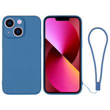 Load image into Gallery viewer, Silicone Phone Case with Wrist Strap, For iPhone 13 mini, For iPhone 13, For iPhone 13 Pro, For iPhone 13 Pro Max