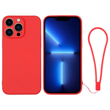 Load image into Gallery viewer, Silicone Phone Case with Wrist Strap, For iPhone 13 mini, For iPhone 13, For iPhone 13 Pro, For iPhone 13 Pro Max
