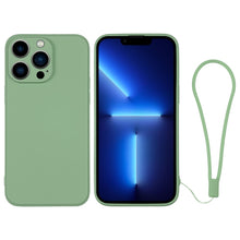 Load image into Gallery viewer, Silicone Phone Case with Wrist Strap, For iPhone 13 mini, For iPhone 13, For iPhone 13 Pro, For iPhone 13 Pro Max