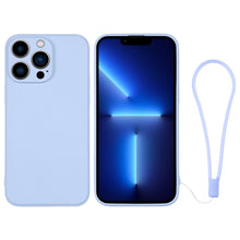 Load image into Gallery viewer, Silicone Phone Case with Wrist Strap, For iPhone 13 mini, For iPhone 13, For iPhone 13 Pro, For iPhone 13 Pro Max