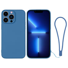 Load image into Gallery viewer, Silicone Phone Case with Wrist Strap, For iPhone 13 mini, For iPhone 13, For iPhone 13 Pro, For iPhone 13 Pro Max