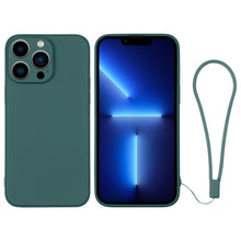 Load image into Gallery viewer, Silicone Phone Case with Wrist Strap, For iPhone 13 mini, For iPhone 13, For iPhone 13 Pro, For iPhone 13 Pro Max