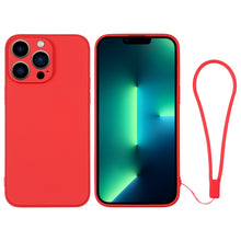 Load image into Gallery viewer, Silicone Phone Case with Wrist Strap, For iPhone 13 mini, For iPhone 13, For iPhone 13 Pro, For iPhone 13 Pro Max