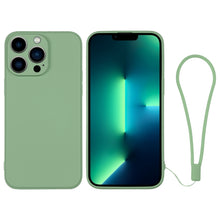 Load image into Gallery viewer, Silicone Phone Case with Wrist Strap, For iPhone 13 mini, For iPhone 13, For iPhone 13 Pro, For iPhone 13 Pro Max