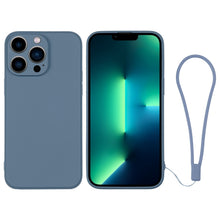 Load image into Gallery viewer, Silicone Phone Case with Wrist Strap, For iPhone 13 mini, For iPhone 13, For iPhone 13 Pro, For iPhone 13 Pro Max