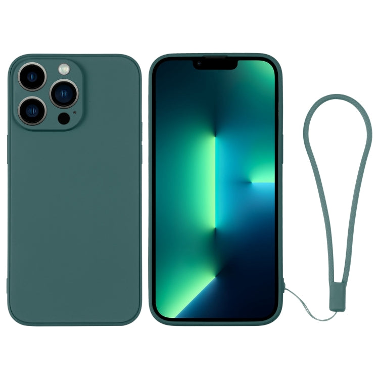 Silicone Phone Case with Wrist Strap, For iPhone 13 mini, For iPhone 13, For iPhone 13 Pro, For iPhone 13 Pro Max