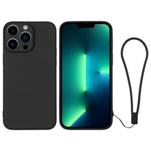 Load image into Gallery viewer, Silicone Phone Case with Wrist Strap, For iPhone 13 mini, For iPhone 13, For iPhone 13 Pro, For iPhone 13 Pro Max