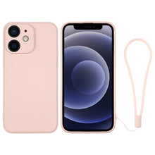 Load image into Gallery viewer, Silicone Phone Case with Wrist Strap, For iPhone 12 mini, For iPhone 12, For iPhone 12 Pro, For iPhone 12 Pro Max
