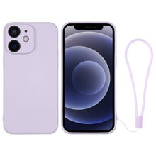 Load image into Gallery viewer, Silicone Phone Case with Wrist Strap, For iPhone 12 mini, For iPhone 12, For iPhone 12 Pro, For iPhone 12 Pro Max