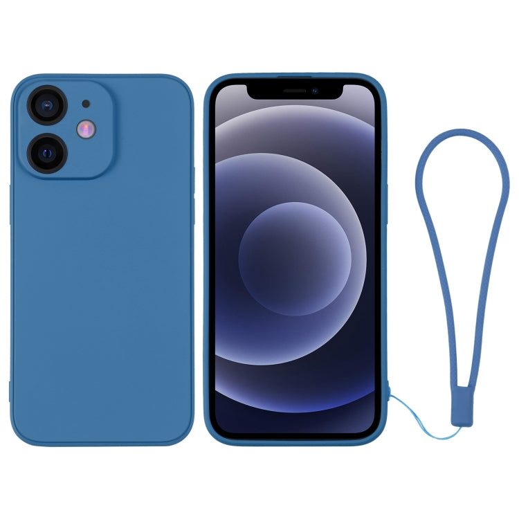 Silicone Phone Case with Wrist Strap, For iPhone 12 mini, For iPhone 12, For iPhone 12 Pro, For iPhone 12 Pro Max