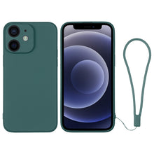 Load image into Gallery viewer, Silicone Phone Case with Wrist Strap, For iPhone 12 mini, For iPhone 12, For iPhone 12 Pro, For iPhone 12 Pro Max