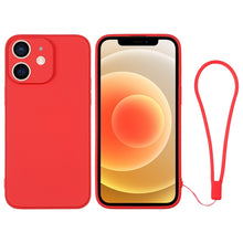 Load image into Gallery viewer, Silicone Phone Case with Wrist Strap, For iPhone 12 mini, For iPhone 12, For iPhone 12 Pro, For iPhone 12 Pro Max