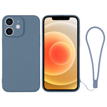 Load image into Gallery viewer, Silicone Phone Case with Wrist Strap, For iPhone 12 mini, For iPhone 12, For iPhone 12 Pro, For iPhone 12 Pro Max