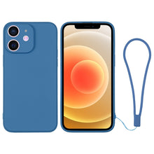 Load image into Gallery viewer, Silicone Phone Case with Wrist Strap, For iPhone 12 mini, For iPhone 12, For iPhone 12 Pro, For iPhone 12 Pro Max
