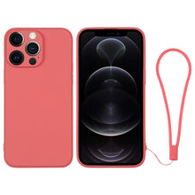 Load image into Gallery viewer, Silicone Phone Case with Wrist Strap, For iPhone 12 mini, For iPhone 12, For iPhone 12 Pro, For iPhone 12 Pro Max