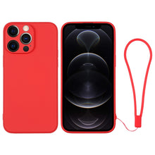 Load image into Gallery viewer, Silicone Phone Case with Wrist Strap, For iPhone 12 mini, For iPhone 12, For iPhone 12 Pro, For iPhone 12 Pro Max