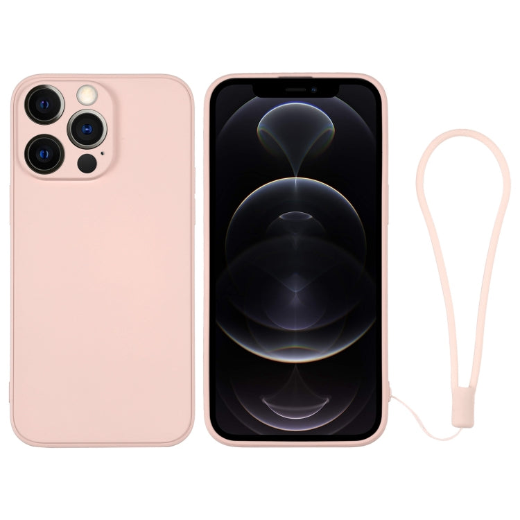 Silicone Phone Case with Wrist Strap, For iPhone 12 mini, For iPhone 12, For iPhone 12 Pro, For iPhone 12 Pro Max