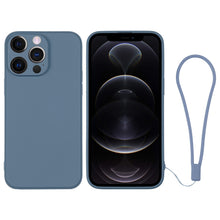 Load image into Gallery viewer, Silicone Phone Case with Wrist Strap, For iPhone 12 mini, For iPhone 12, For iPhone 12 Pro, For iPhone 12 Pro Max