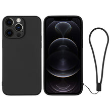 Load image into Gallery viewer, Silicone Phone Case with Wrist Strap, For iPhone 12 mini, For iPhone 12, For iPhone 12 Pro, For iPhone 12 Pro Max