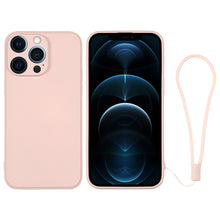 Load image into Gallery viewer, Silicone Phone Case with Wrist Strap, For iPhone 12 mini, For iPhone 12, For iPhone 12 Pro, For iPhone 12 Pro Max