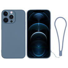 Load image into Gallery viewer, Silicone Phone Case with Wrist Strap, For iPhone 12 mini, For iPhone 12, For iPhone 12 Pro, For iPhone 12 Pro Max