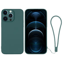 Load image into Gallery viewer, Silicone Phone Case with Wrist Strap, For iPhone 12 mini, For iPhone 12, For iPhone 12 Pro, For iPhone 12 Pro Max