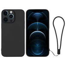 Load image into Gallery viewer, Silicone Phone Case with Wrist Strap, For iPhone 12 mini, For iPhone 12, For iPhone 12 Pro, For iPhone 12 Pro Max