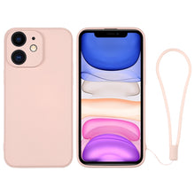 Load image into Gallery viewer, Silicone Phone Case with Wrist Strap, For iPhone 11, For iPhone 11 Pro, For iPhone 11 Pro Max