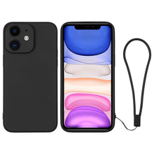 Load image into Gallery viewer, Silicone Phone Case with Wrist Strap, For iPhone 11, For iPhone 11 Pro, For iPhone 11 Pro Max