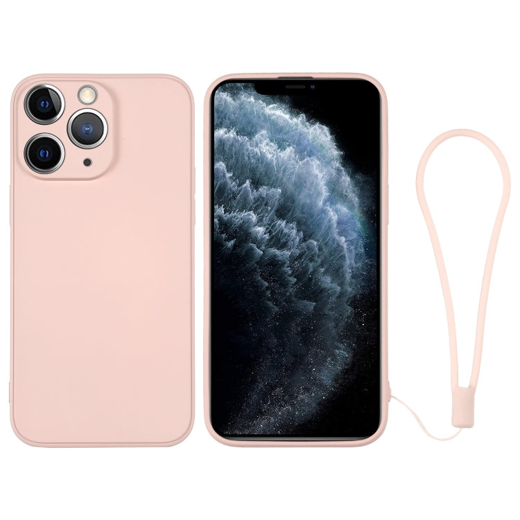 Silicone Phone Case with Wrist Strap, For iPhone 11, For iPhone 11 Pro, For iPhone 11 Pro Max