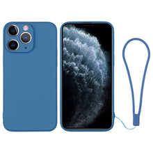Load image into Gallery viewer, Silicone Phone Case with Wrist Strap, For iPhone 11, For iPhone 11 Pro, For iPhone 11 Pro Max