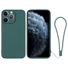 Load image into Gallery viewer, Silicone Phone Case with Wrist Strap, For iPhone 11, For iPhone 11 Pro, For iPhone 11 Pro Max