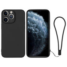 Load image into Gallery viewer, Silicone Phone Case with Wrist Strap, For iPhone 11, For iPhone 11 Pro, For iPhone 11 Pro Max