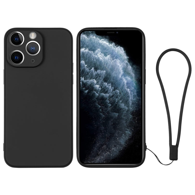 Silicone Phone Case with Wrist Strap, For iPhone 11, For iPhone 11 Pro, For iPhone 11 Pro Max