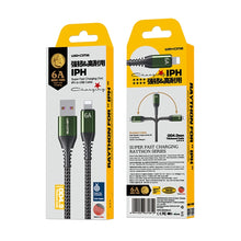 Load image into Gallery viewer, WEKOME WDC-169I Raython Series 6A USB to 8 Pin Fast Charge Data Cable, Length: 1m