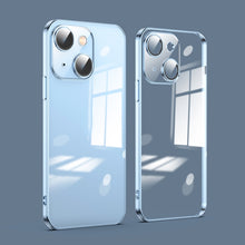 Load image into Gallery viewer, Dustproof Glass Lens Protection Electroplating Phone Case, For iPhone 14, For iPhone 14 Plus, For iPhone 14 Pro, For iPhone 14 Pro Max, For iPhone 13