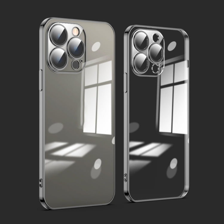 Dustproof Glass Lens Protection Electroplating Phone Case, For iPhone 14, For iPhone 14 Plus, For iPhone 14 Pro, For iPhone 14 Pro Max, For iPhone 13
