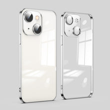 Load image into Gallery viewer, Dustproof Glass Lens Protection Electroplating Phone Case, For iPhone 14, For iPhone 14 Plus, For iPhone 14 Pro, For iPhone 14 Pro Max, For iPhone 13