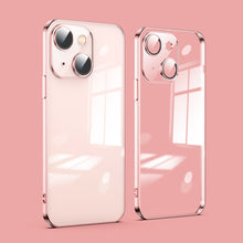 Load image into Gallery viewer, Dustproof Glass Lens Protection Electroplating Phone Case, For iPhone 14, For iPhone 14 Plus, For iPhone 14 Pro, For iPhone 14 Pro Max, For iPhone 13