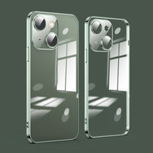 Load image into Gallery viewer, Dustproof Glass Lens Protection Electroplating Phone Case, For iPhone 14, For iPhone 14 Plus, For iPhone 14 Pro, For iPhone 14 Pro Max, For iPhone 13