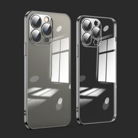 Dustproof Glass Lens Protection Electroplating Phone Case, For iPhone 13 Pro, For iPhone 13 Pro Max, For iPhone 12, For iPhone 12 Pro, For iPhone 12 Pro Max