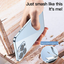 Load image into Gallery viewer, Dustproof Glass Lens Protection Electroplating Phone Case, For iPhone 13 Pro, For iPhone 13 Pro Max, For iPhone 12, For iPhone 12 Pro, For iPhone 12 Pro Max