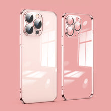 Load image into Gallery viewer, Dustproof Glass Lens Protection Electroplating Phone Case, For iPhone 13 Pro, For iPhone 13 Pro Max, For iPhone 12, For iPhone 12 Pro, For iPhone 12 Pro Max