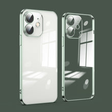 Load image into Gallery viewer, Dustproof Glass Lens Protection Electroplating Phone Case, For iPhone 13 Pro, For iPhone 13 Pro Max, For iPhone 12, For iPhone 12 Pro, For iPhone 12 Pro Max