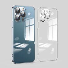 Load image into Gallery viewer, Dustproof Glass Lens Protection Electroplating Phone Case, For iPhone 13 Pro, For iPhone 13 Pro Max, For iPhone 12, For iPhone 12 Pro, For iPhone 12 Pro Max