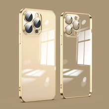 Load image into Gallery viewer, Dustproof Glass Lens Protection Electroplating Phone Case, For iPhone 13 Pro, For iPhone 13 Pro Max, For iPhone 12, For iPhone 12 Pro, For iPhone 12 Pro Max